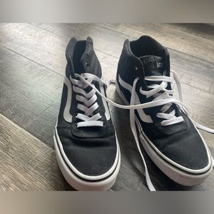 Black high top vans